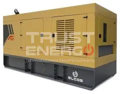 Дизельный генератор Elcos GE.VO3A.550/500.SS с АВР В кожухе Volvo  trustenergo.ru Дизельный генератор Elcos GE.VO3A.550/500.SS с АВР В кожухе Volvo  trustenergo.ru
