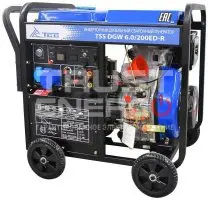 Сварочный генератор ТСС DGW 6.0/200ED-R