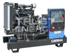Дизельный генератор GMGen GMM44 с АВР Открытая на раме Mitsubishi S4SDT trustenergo.ru